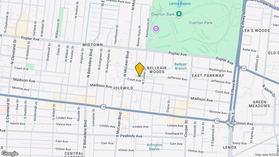 1912 Court Ave Map and Location Details