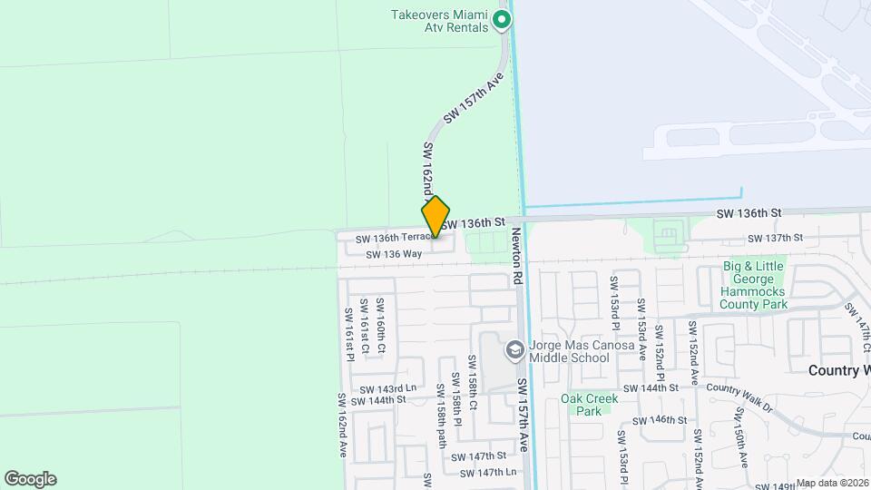 13659 SW 159th Ave Map and Location Details