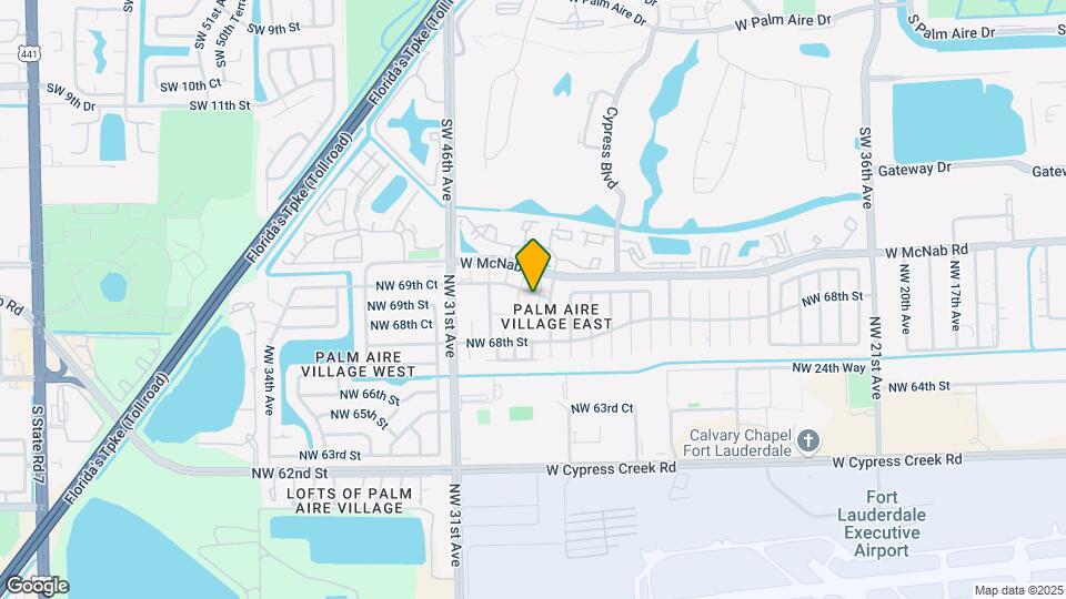 2924 NW 69th Ct Map and Location Details