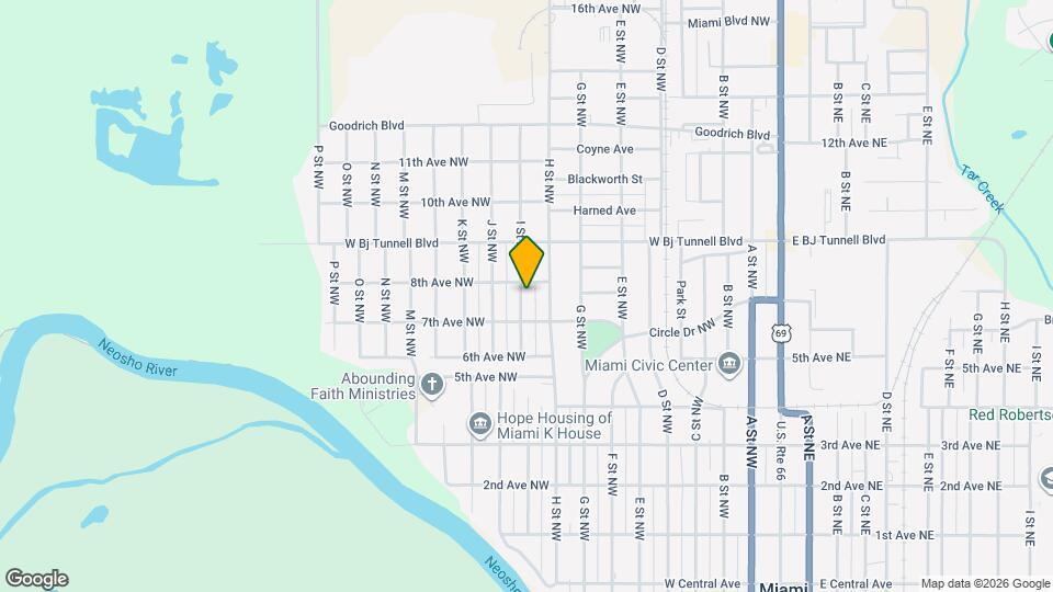 718 I St NW Map and Location Details