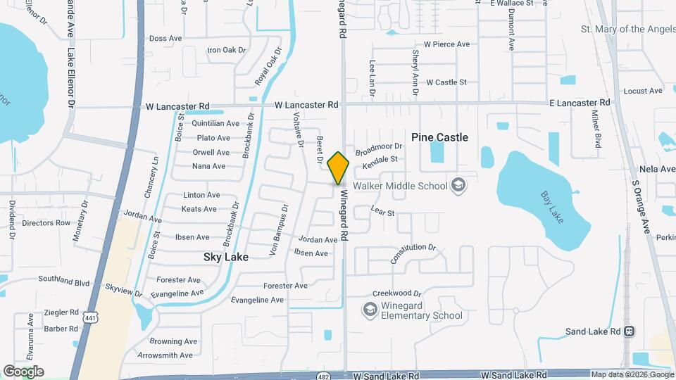 6613 Precourt Dr Map and Location Details