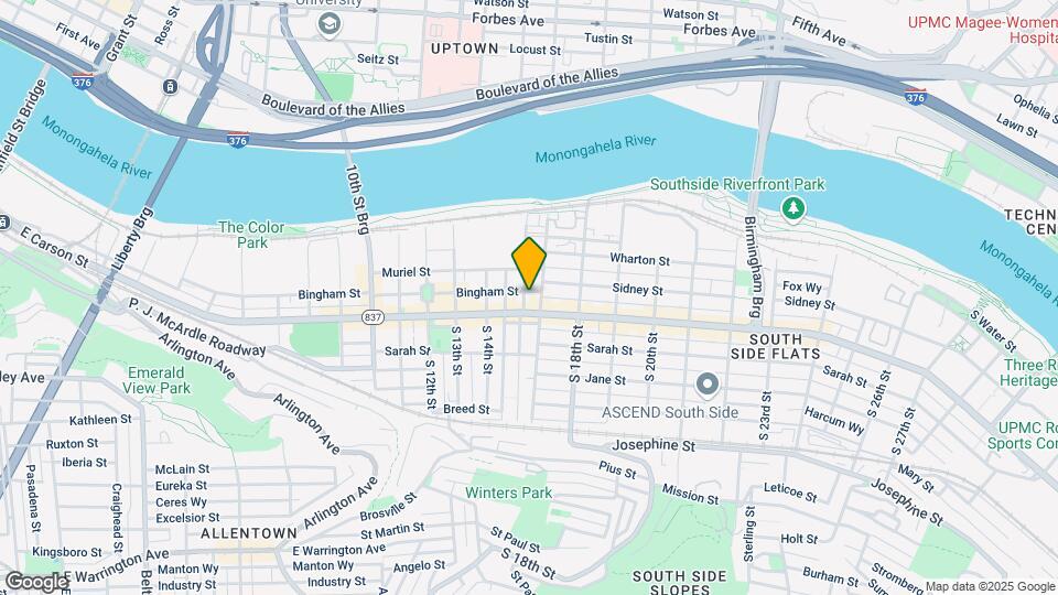 81 S 16th St, Unit 2 Map and Location Details