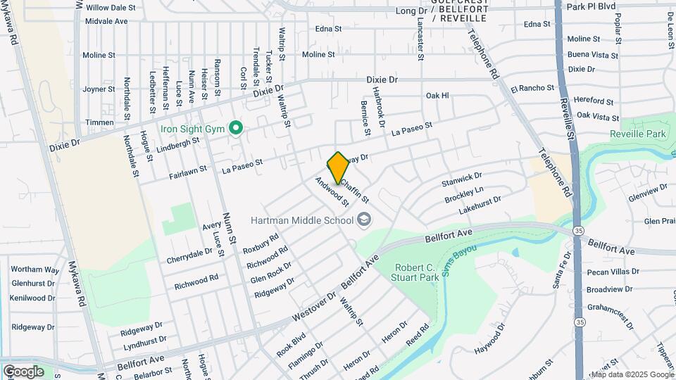 6131 Andwood St Mapa y Detalles de la Ubicación