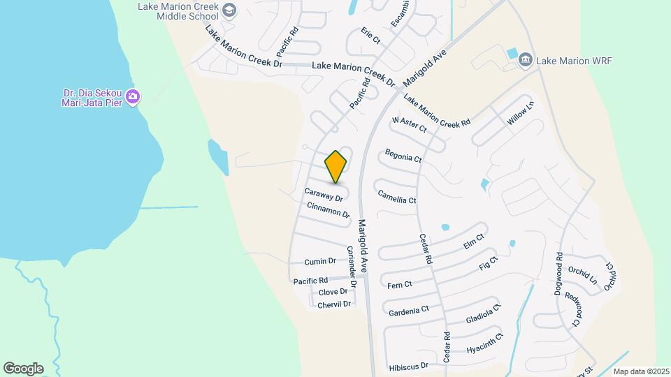 414 Caraway Dr Map and Location Details