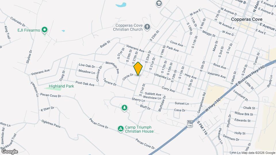 1302 S 23rd St Map and Location Details