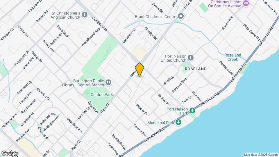 New Street Map and Location Details
