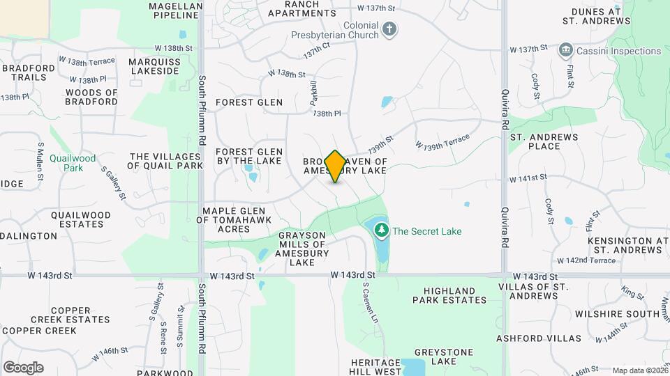 14117 Parkhill Ln Map and Location Details