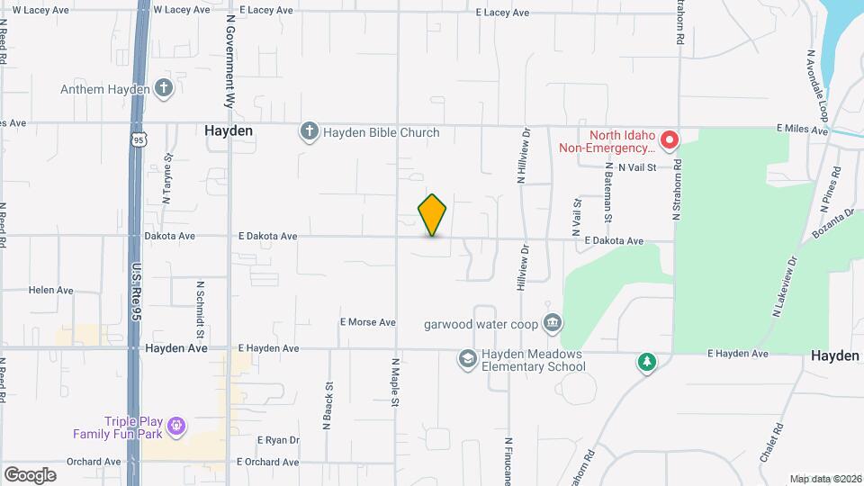 722 E Dakota Ave Map and Location Details