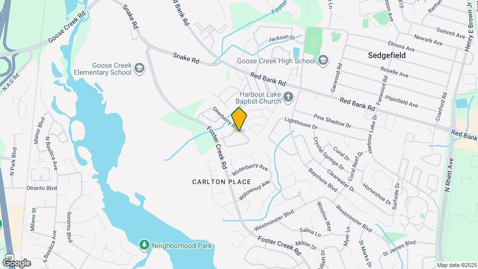 1117 Deerberry Rd Map and Location Details