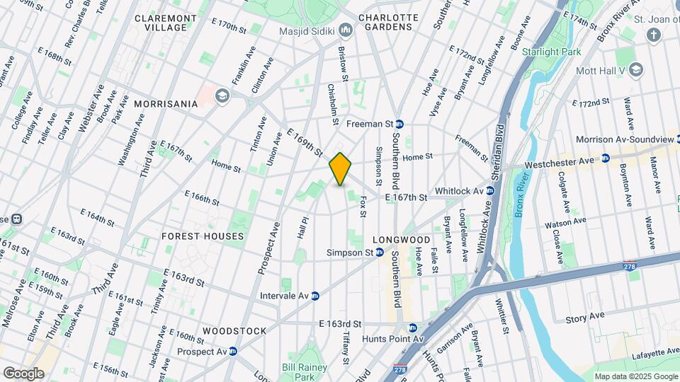 1137 Tiffany St Mapa y Detalles de la Ubicación