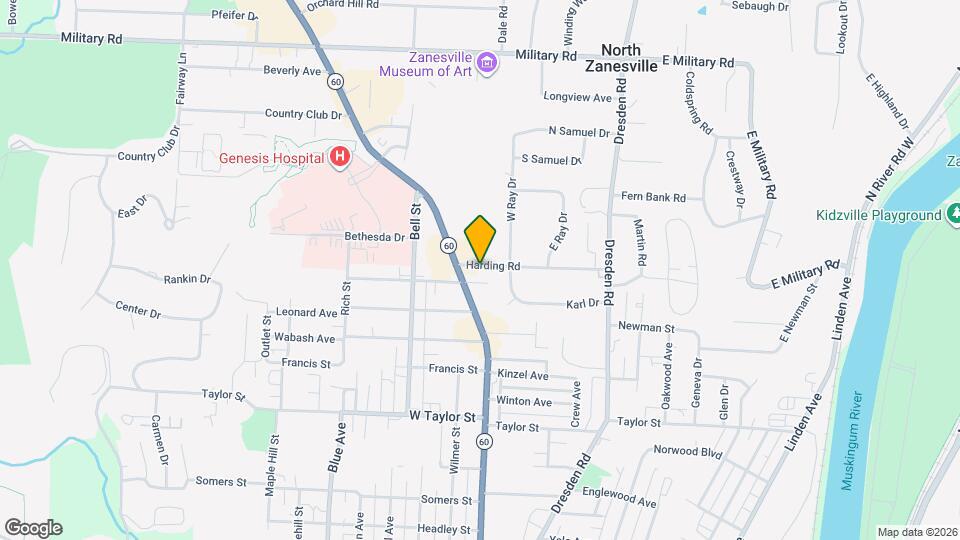 576 Harding Rd Map and Location Details