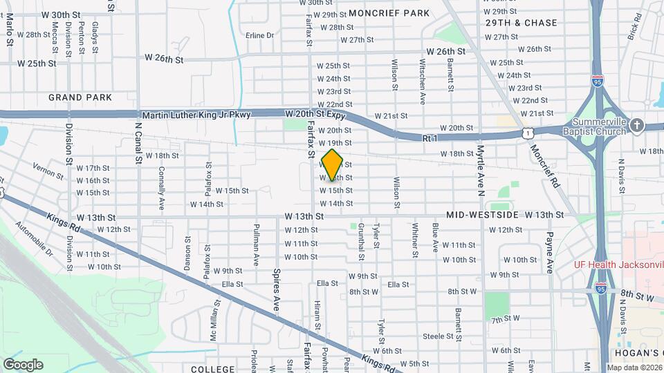 1717 W 15th St Map and Location Details