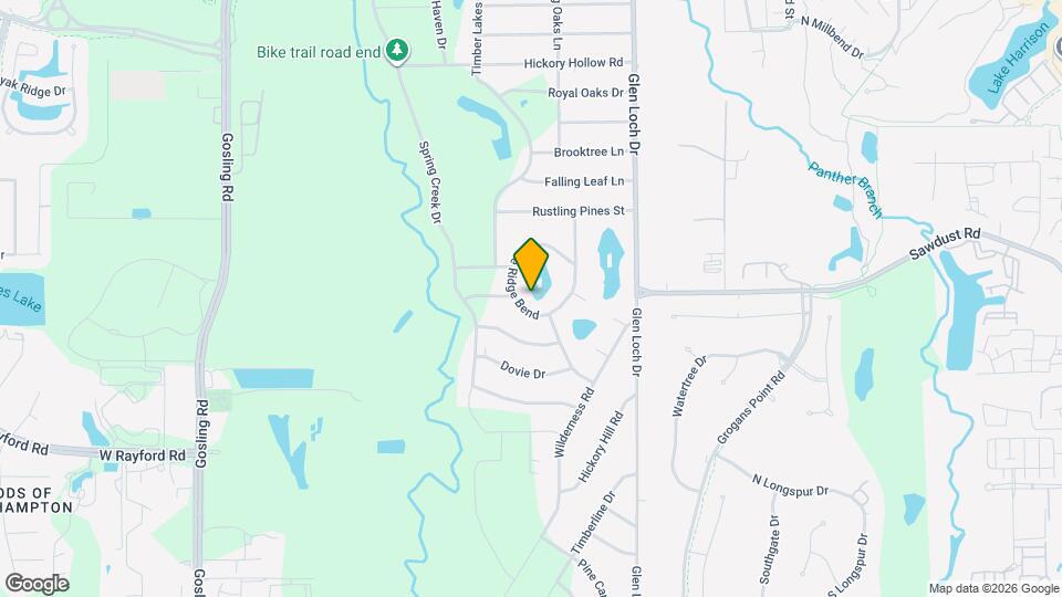 3507 Lake Ridge Bend Map and Location Details