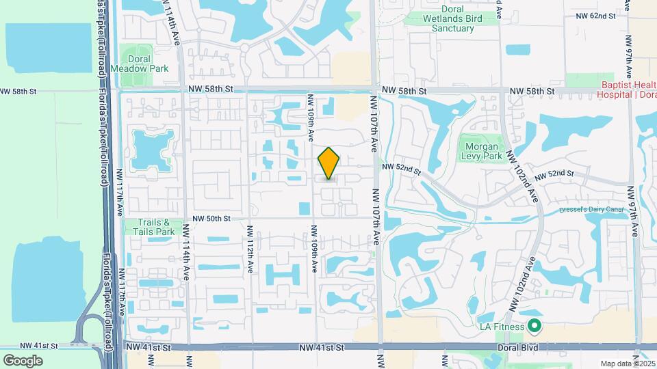 10866 NW 51st Ln Map and Location Details