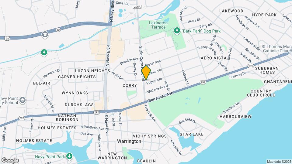 1120 S Old Corry Field Rd Map and Location Details