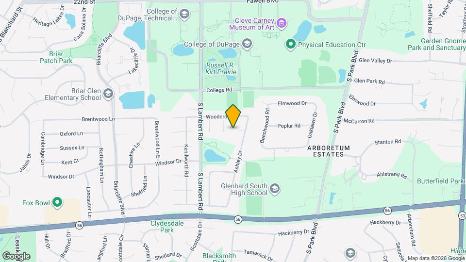 23W063 Blenheim Ct Map and Location Details