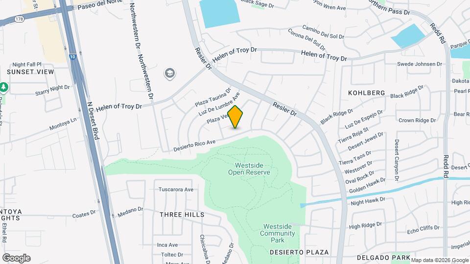 1473 Desierto Rico Ave Map and Location Details