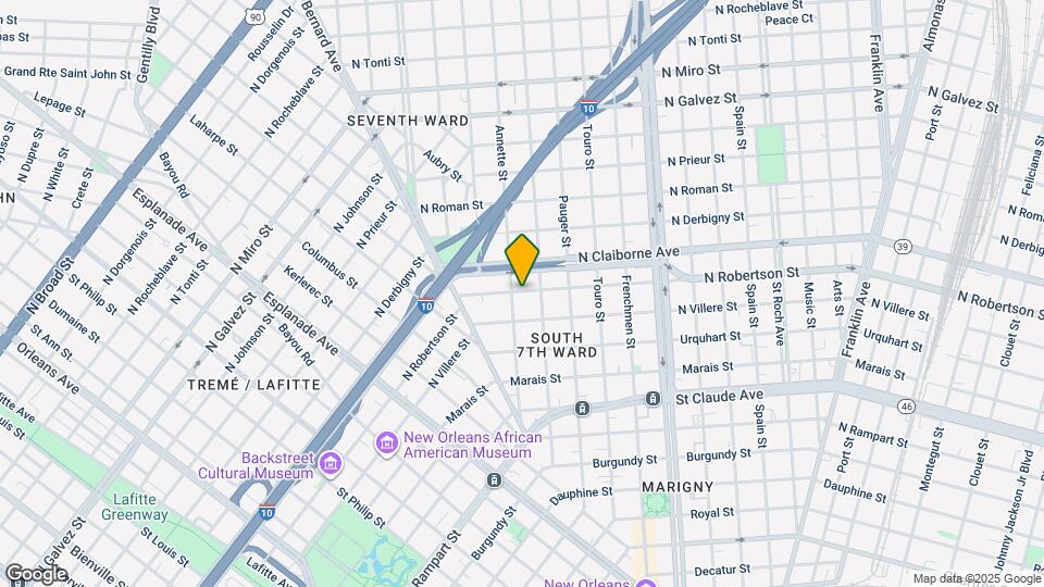 1712 N Robertson St Map and Location Details