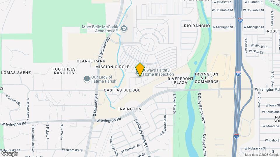 4830 S VALLECANO Dr Map and Location Details