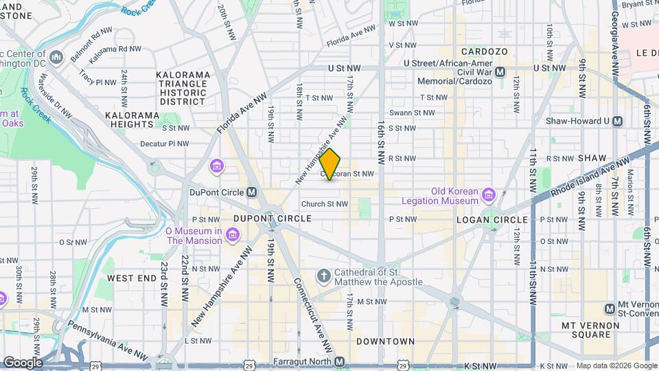1727 Q St NW Map and Location Details