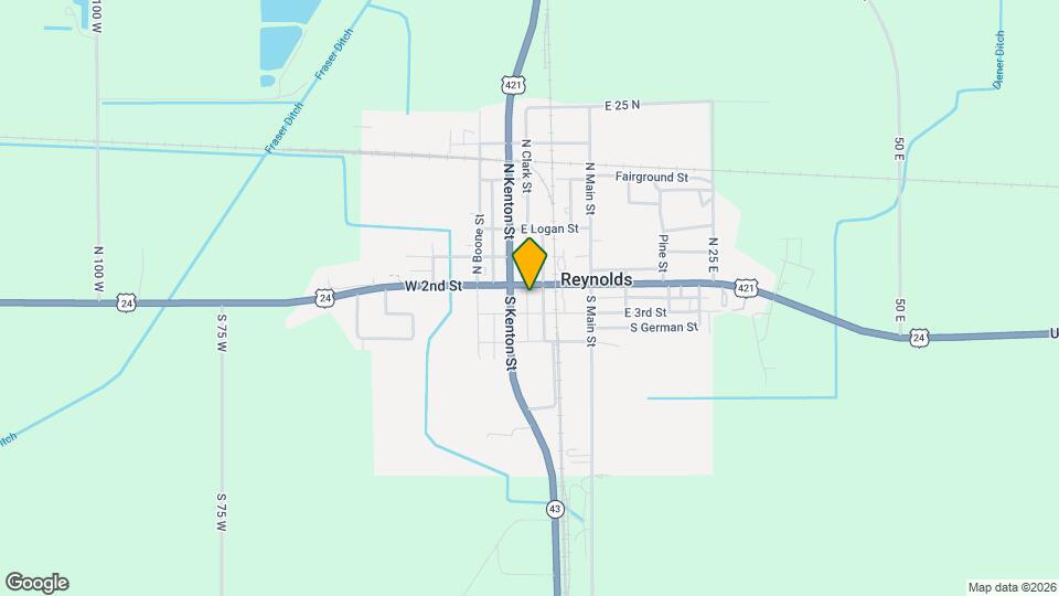 206 S Washington St Mapa y Detalles de la Ubicación