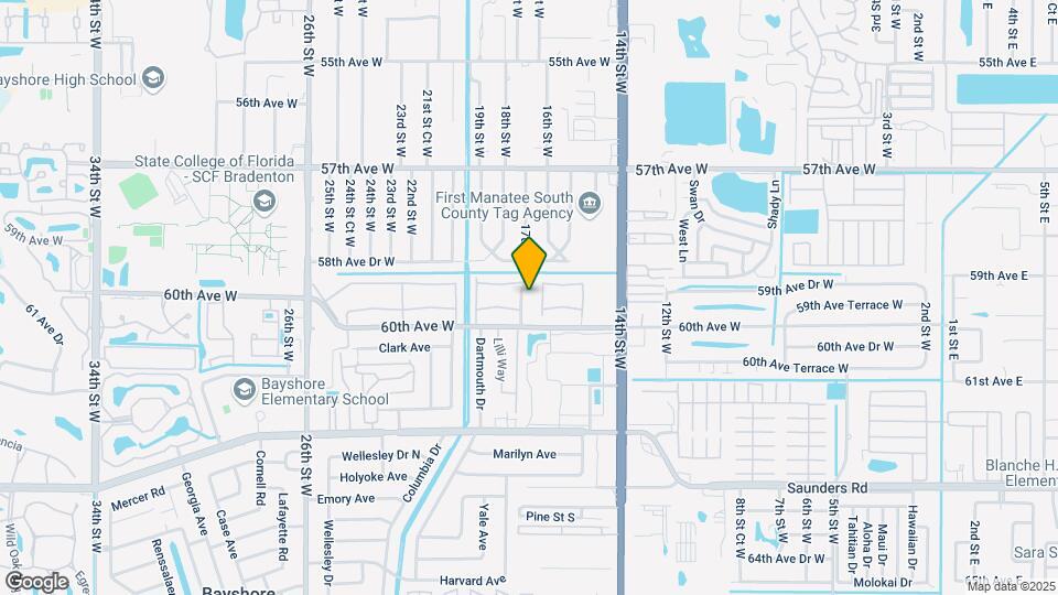 5877 17th St W Mapa y Detalles de la Ubicación