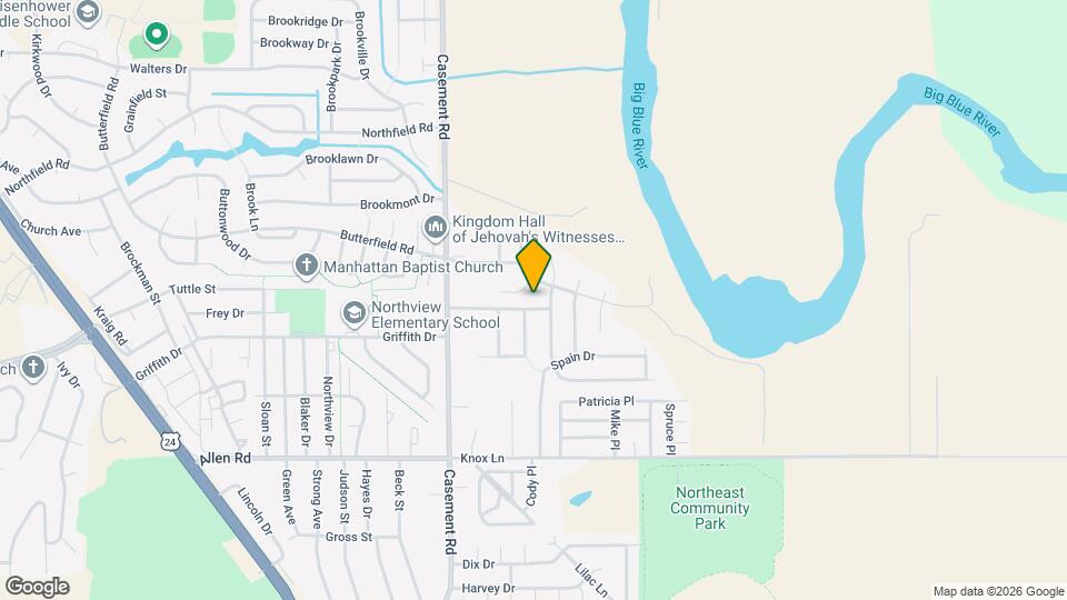 225 Parker Dr Mapa y Detalles de la Ubicación