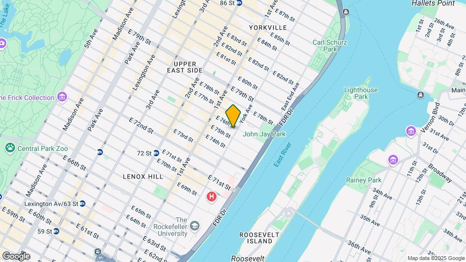 1427 York Ave-Unit -3B Map and Location Details