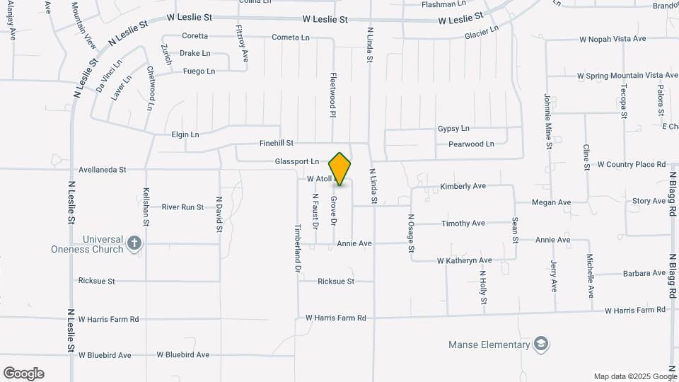 5421 N Fleetwood Pl Map and Location Details