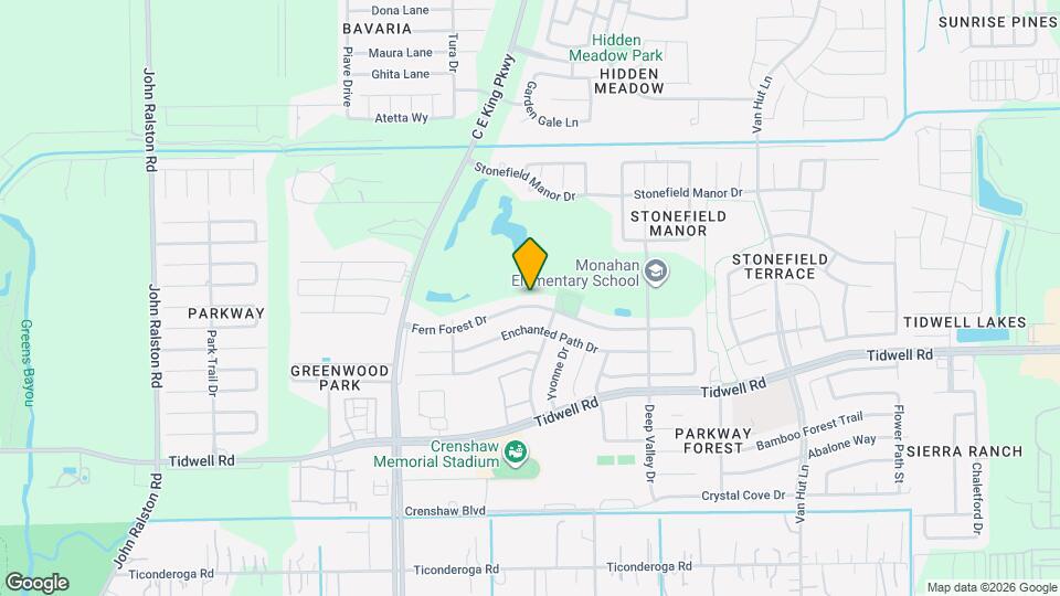 12623 Fern Forest Dr Map and Location Details