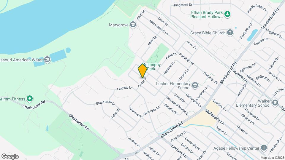 1095 Cedar Pl Mapa y Detalles de la Ubicación