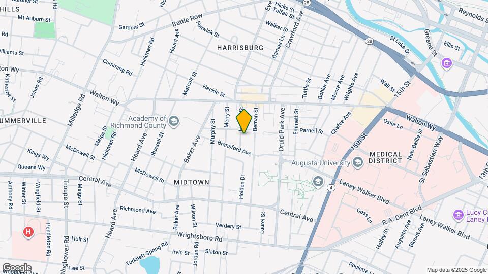 1006 Holden St Map and Location Details