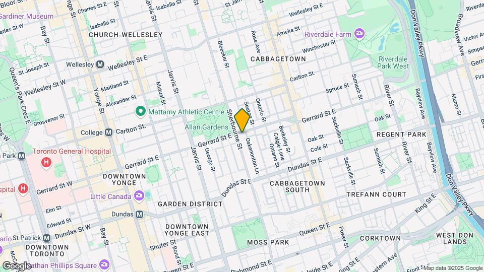 307 Sherbourne St Map and Location Details
