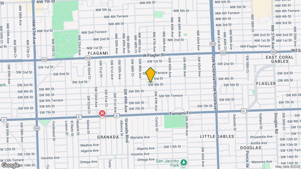 4725 SW 4th St Map and Location Details