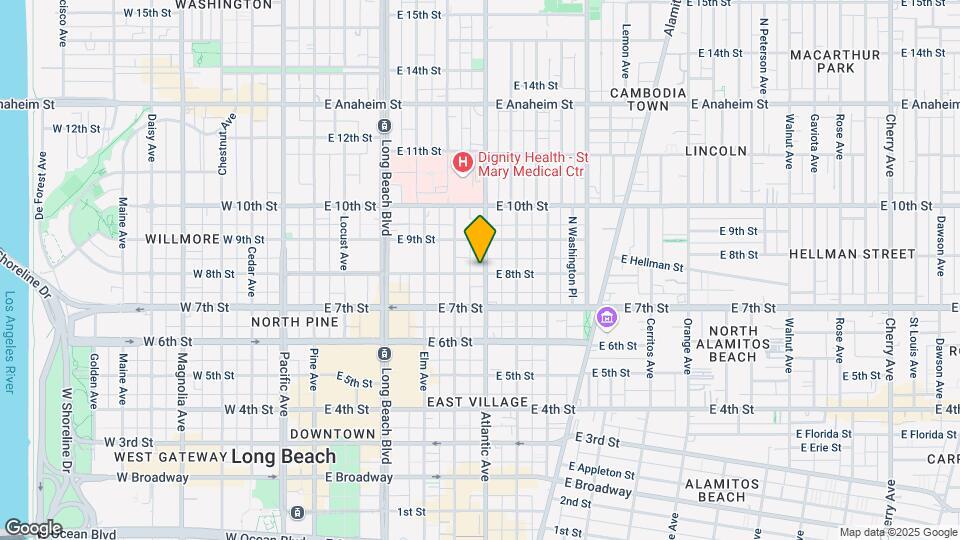 801 Atlantic Ave Map and Location Details
