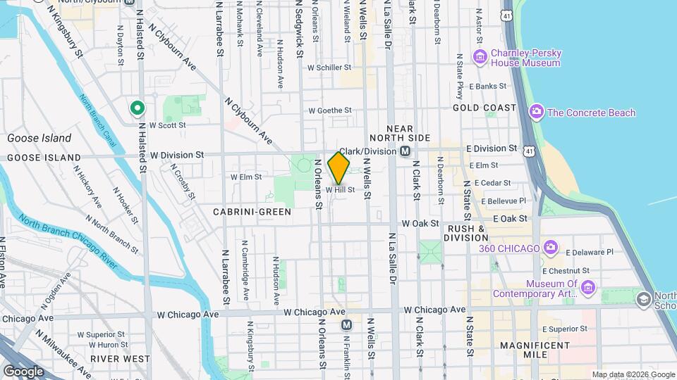 302 W Hill St Map and Location Details