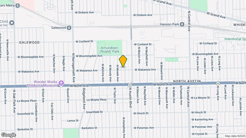 1702-1704 N McVicker Ave Map and Location Details