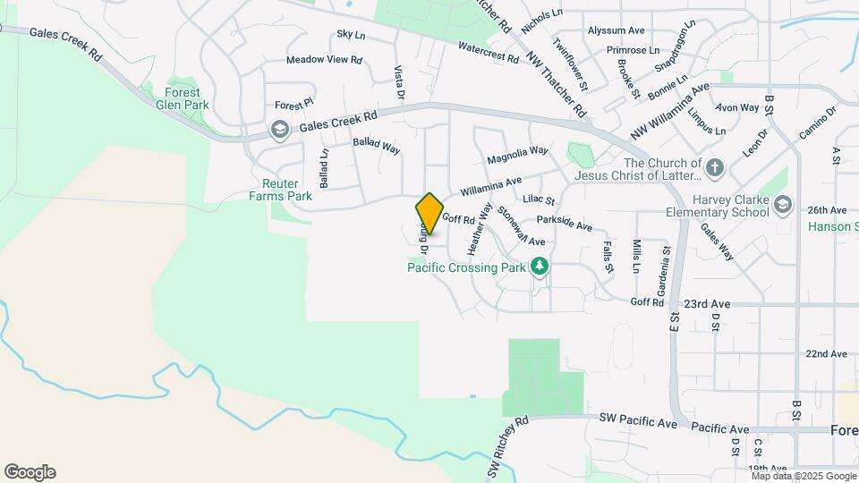 2521 Strasburg Dr Map and Location Details