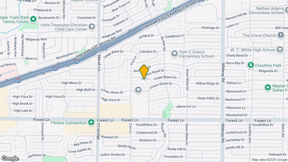 3855 Crest Cove Cir Map and Location Details