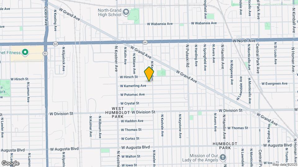 4210 W Kamerling Ave Map and Location Details