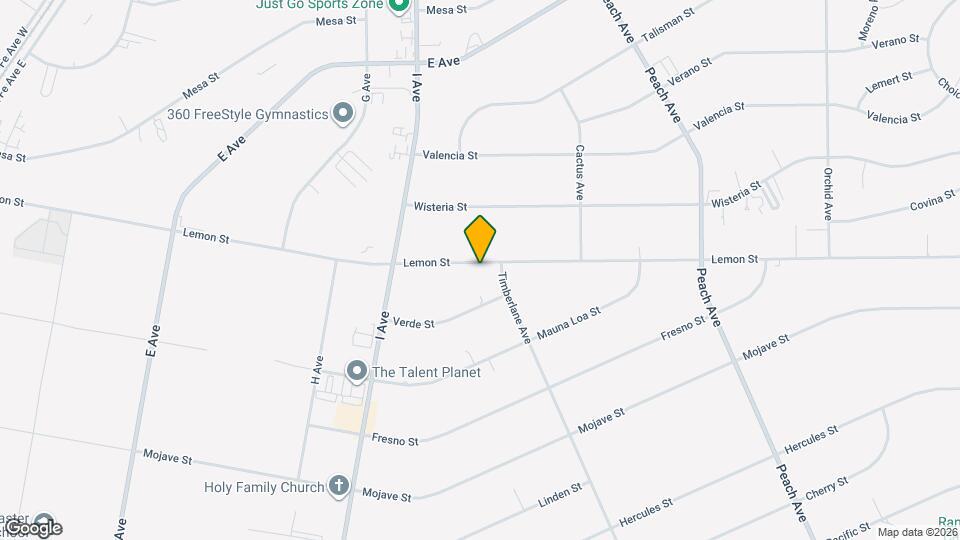 17821 Lemon St Map and Location Details