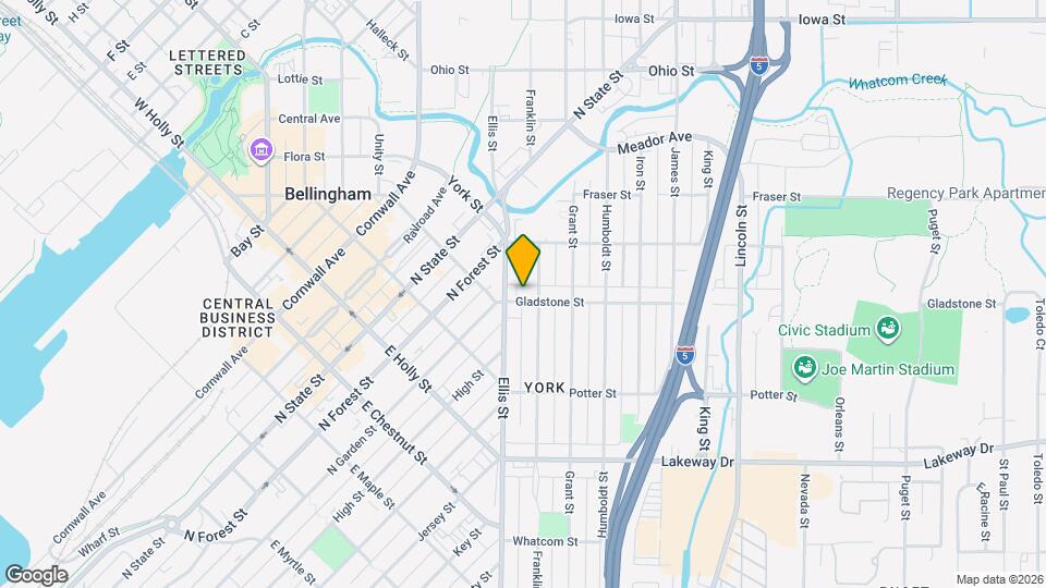 313 Gladstone St Map and Location Details