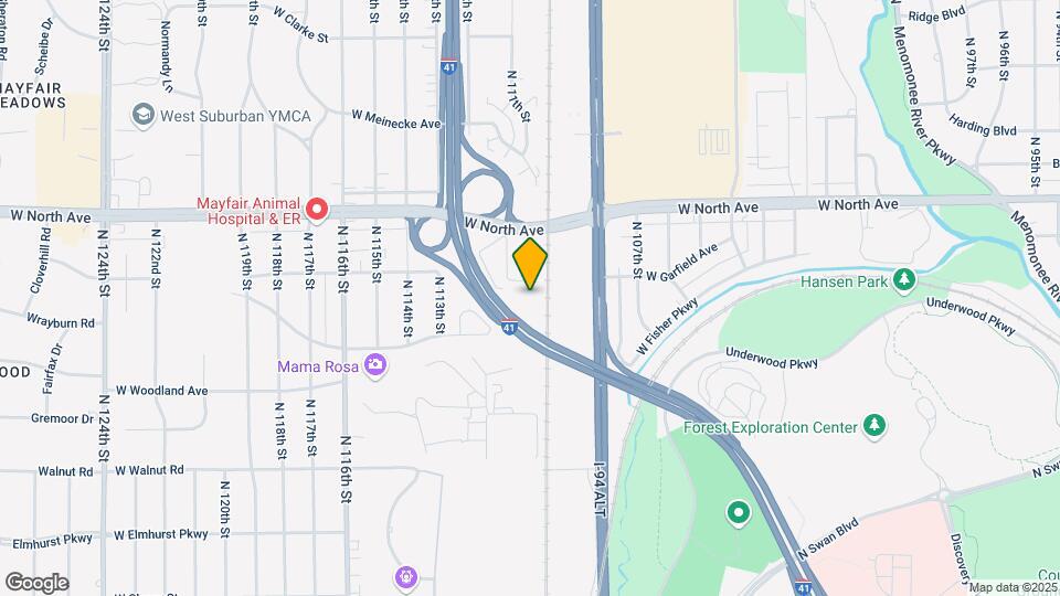 Furnished Studio-Milwaukee - Wauwatosa Map and Location Details