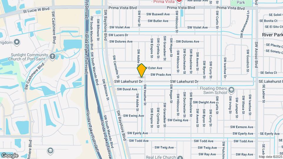 615 SW Lakehurst Dr Map and Location Details