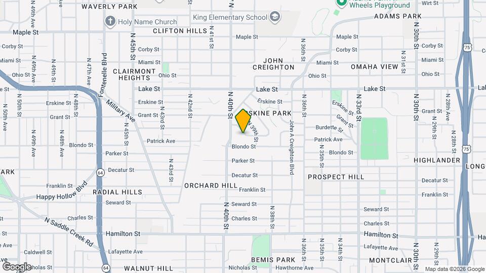 3921 Burdette St Mapa y Detalles de la Ubicación