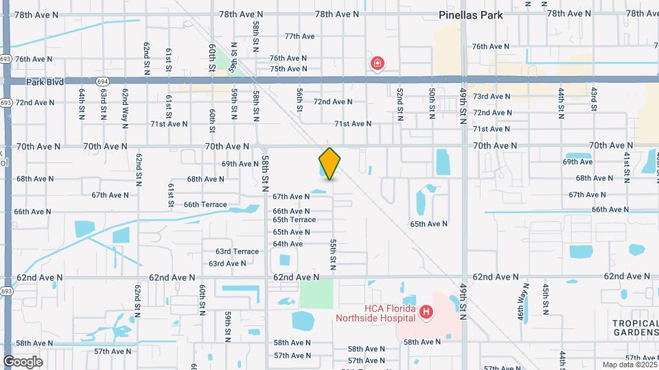 5501 67th Ave N Map and Location Details
