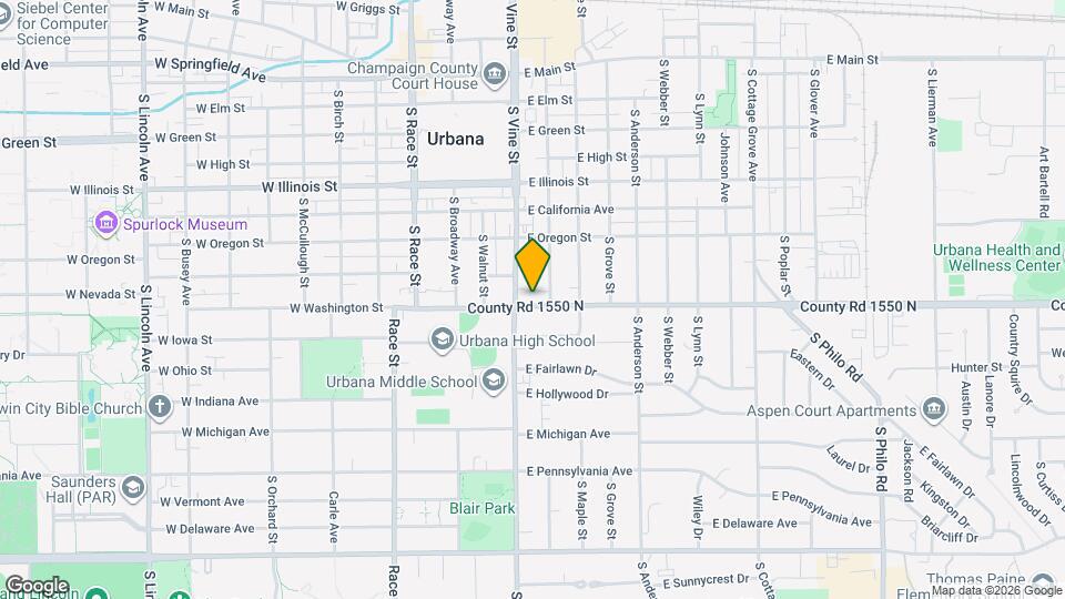 306 E Washington St Mapa y Detalles de la Ubicación