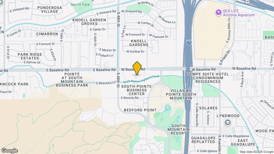 2627 W Baseline Rd, Unit SI ID1605280P Mapa y Detalles de la Ubicación