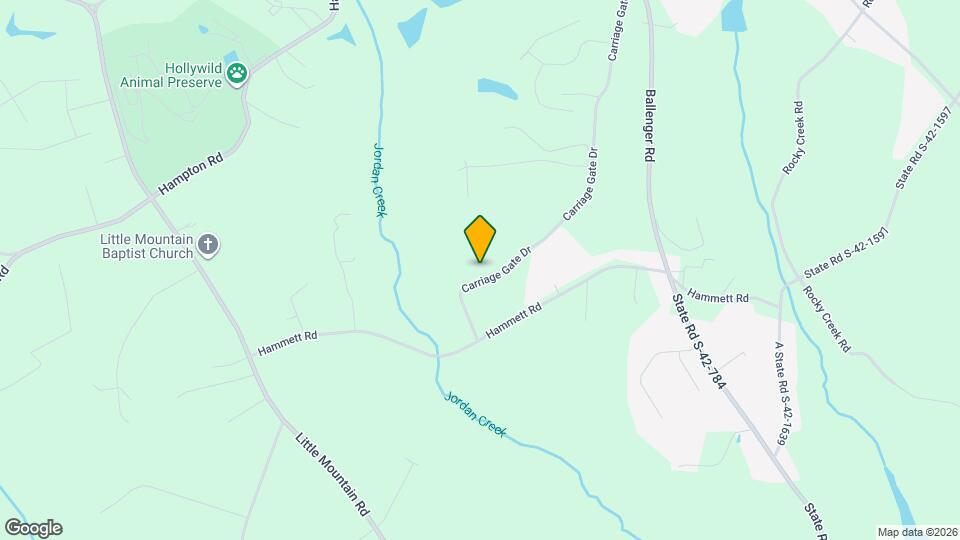 229 Carriage Gate Dr Mapa y Detalles de la Ubicación