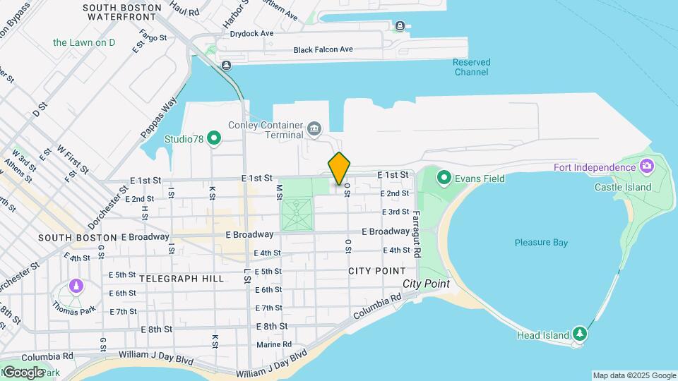 838 E 2nd St, Unit 3 Map and Location Details